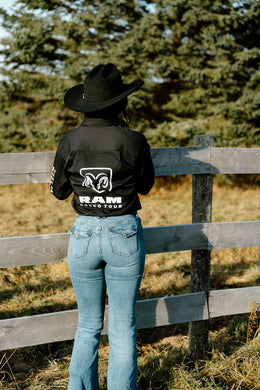 Ladies Official RAM Rodeo Tour Shirt - Front & Back Logos