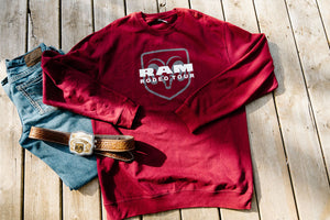 Original RAM Logo Unisex Crew Neck Sweater