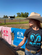 Womens RAM Rodeo Tour Logo Short Sleeve T-Shirt