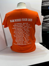 Load image into Gallery viewer, Ladies T-Shirt Tour 2025 (Orange)