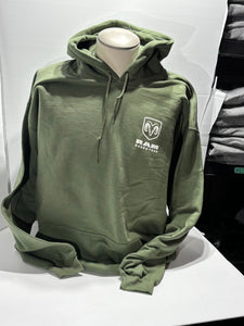 Uni-sex Hoodie Tour 2025 (Army Green) – Ross Millar Group