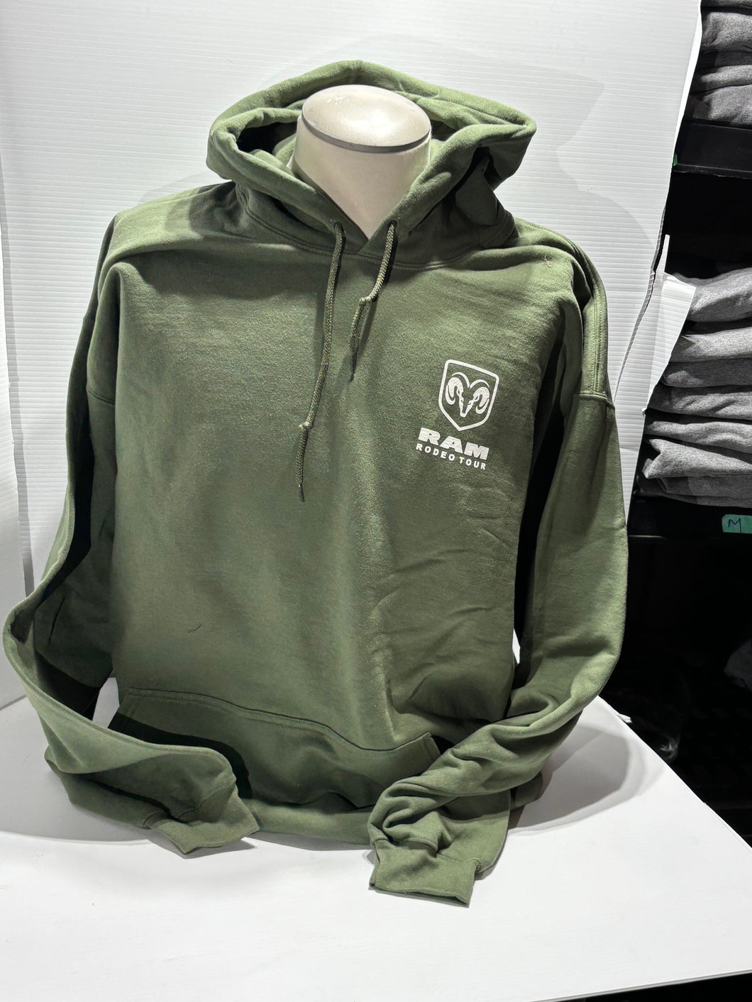 Uni-sex Hoodie Tour 2025 (Army Green)