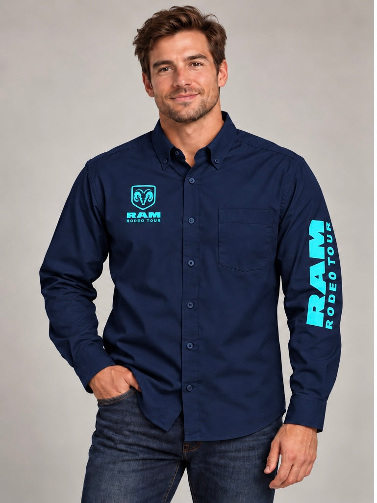 Mens Woven shirt - Navy