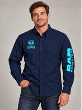 Load image into Gallery viewer, Mens Woven shirt - Navy
