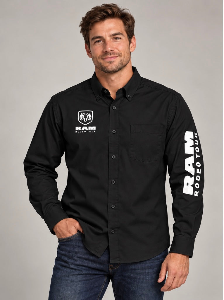 Mens Woven Shirt - Black