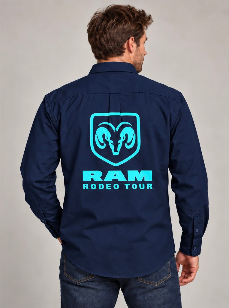 Mens Woven shirt - Navy